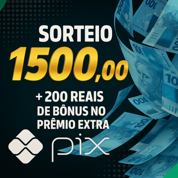 R$1500,00 NO PIX